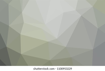 Light Gray vector polygonal background. Polygonal abstract illustration with gradient. A completely new design for your business.