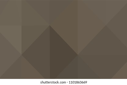 Light Gray vector polygonal background. Creative geometric illustration in Origami style with gradient. That pattern can be used as a part of a brand book.