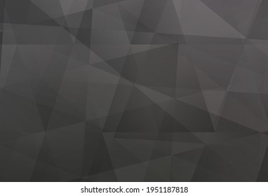 Light Gray vector polygonal background. Modern abstract illustration with triangles. A new texture for your web site.