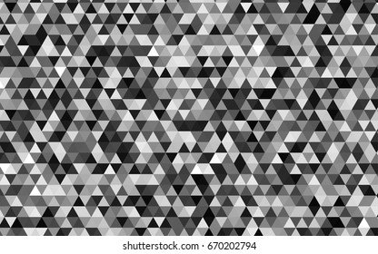 Light Gray vector polygonal background. Brand-new colored illustration in blurry style with gradient. A new texture for your design.