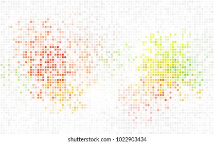 Light Gray vector polygonal illustration consisting of rectangles. Rectangular design for your business. Creative geometric background in origami style with gradient.