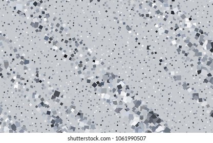 Light Gray vector polygonal illustration, which consist of rectangles. Rectangular pattern for your business design. Geometric background in Origami style with gradient. 