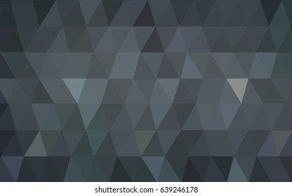 Light Gray vector polygonal illustration, which consist of triangles. Triangular design for your business. Creative geometric background in Origami style with gradient