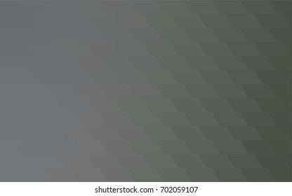 Light Gray vector polygonal illustration consisting of rectangles. Rectangular design for your business. Creative geometric background in origami style with gradient.