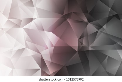 Light Gray vector polygonal pattern. Polygonal abstract illustration with gradient. A completely new design for your leaflet.