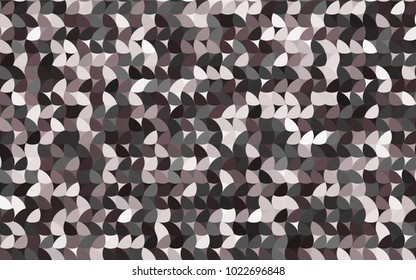 Light Gray vector red banner with set of circles, dots. Donuts Background. Creative Design Template. Technological halftone illustration.