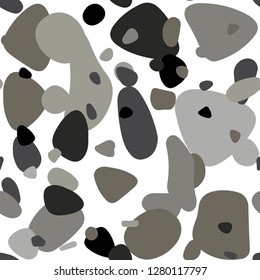 Light Gray vector seamless backdrop with dots. Glitter abstract illustration with blurred drops of rain. Design for wallpaper, fabric makers.