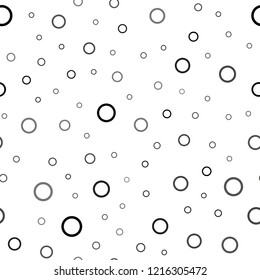 Light Gray vector seamless background with bubbles. Abstract illustration with colored bubbles in nature style. New design for ad, poster, banner of your website.
