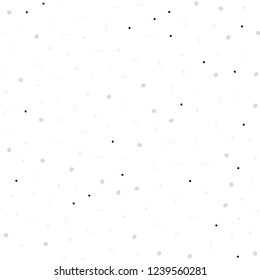 Light Gray vector seamless background with bubbles, lines. Abstract illustration with colorful discs and triangles. Trendy design for wallpaper, fabric makers.