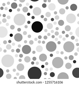 Light Gray vector seamless background with bubbles. Modern abstract illustration with colorful water drops. Beautiful design for your business advert.