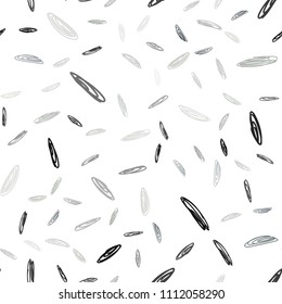 Light Gray vector seamless cover with spots. Blurred bubbles on abstract background with colorful gradient. Pattern can be used for beautiful websites.