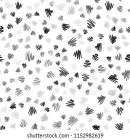 Light Gray vector seamless cover with stright stripes. Lines on blurred abstract background with gradient. The pattern for ad, booklets, leaflets.