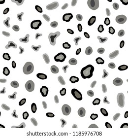 Light Gray vector seamless cover with spots. Illustration with set of shining colorful abstract circles. Pattern for trendy fabric, wallpapers.