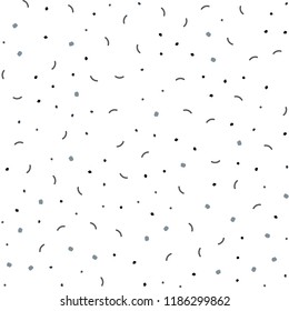 Light Gray vector seamless cover with spots, lines. Modern abstract colorful illustration with spheres and lines. Pattern for design of window blinds, curtains.