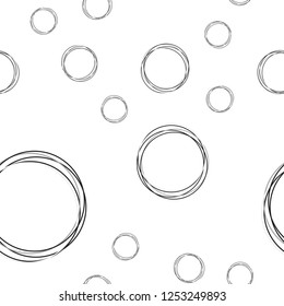 Light Gray vector seamless cover with spots. Beautiful colored illustration with blurred circles in nature style. Texture for window blinds, curtains.