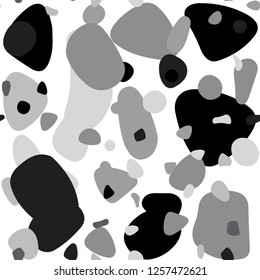 Light Gray vector seamless cover with spots. Blurred decorative design in abstract style with bubbles. Design for wallpaper, fabric makers.