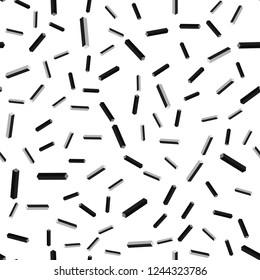 Light Gray vector seamless, isometric cover with stright stripes. Glitter abstract illustration with colorful sticks. Design for wallpaper, fabric makers.