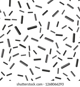 Light Gray vector seamless, isometric background with straight lines. Modern geometrical abstract illustration with Lines. Pattern for trendy fabric, wallpapers.