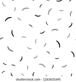Light Gray vector seamless layout with bent lines. A sample with colorful lines, shapes. Elegant pattern for a brand book.