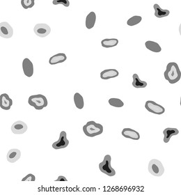 Light Gray vector seamless layout with circle shapes. Blurred decorative design in abstract style with bubbles. Pattern for design of fabric, wallpapers.
