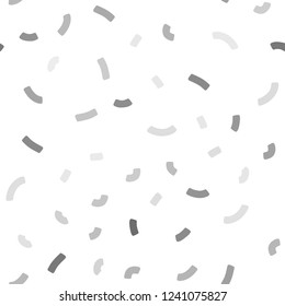 Light Gray vector seamless pattern with bubble shapes. Colorful abstract illustration with gradient lines. Textured wave pattern for backgrounds.