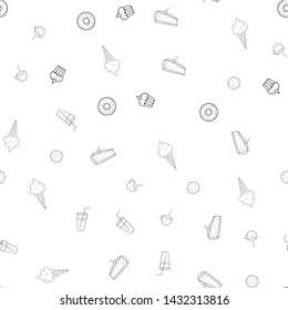 Light Gray vector seamless pattern with fresh ingredients. Beautiful colored illustration with food in doodle style. Design for ad, poster, banner of cafes or restaurants.