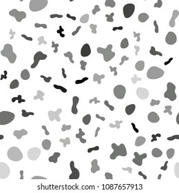 Light Gray vector seamless template with liquid shapes. An elegant bright illustration with gradient. A completely new template for your business design.