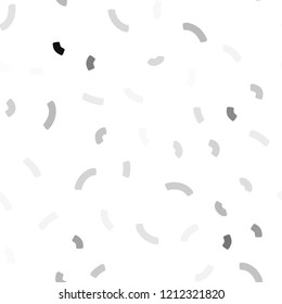 Light Gray vector seamless template with lava shapes. Creative geometric illustration in marble style with gradient. The best blurred design for your business.