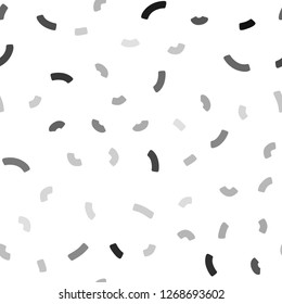 Light Gray vector seamless template with abstract circles. Shining crooked illustration in marble style. A completely new template for your business design.