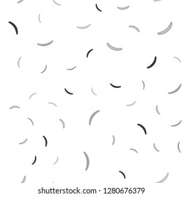 Light Gray vector seamless template with curved lines. A shining illustration, which consists of curved lines. Pattern for your business design.