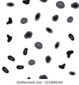 Light Gray vector seamless texture with disks. Modern abstract illustration with colorful water drops. Pattern for trendy fabric, wallpapers.