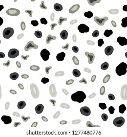 Light Gray vector seamless texture with disks. Blurred bubbles on abstract background with colorful gradient. Trendy design for wallpaper, fabric makers.