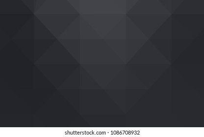 Light Gray vector shining triangular layout. A completely new color illustration in a polygonal style. The template for cell phone's backgrounds.