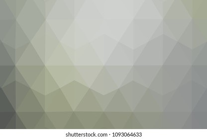 Light Gray vector shining triangular layout. Modern abstract illustration with triangles. Completely new template for your banner.