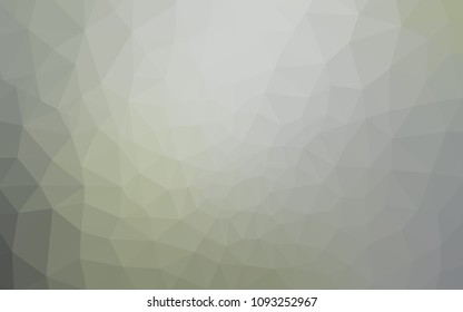 Light Gray vector shining triangular layout. Glitter abstract illustration with an elegant triangles. Triangular pattern for your design.