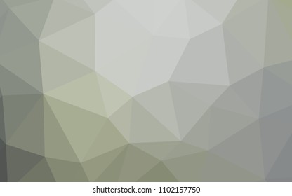 Light Gray vector shining triangular cover. A sample with polygonal shapes. A new texture for your web site.