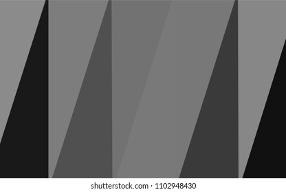 Light Gray vector shining triangular backdrop. Colorful abstract illustration with gradient. The polygonal design can be used for your web site.