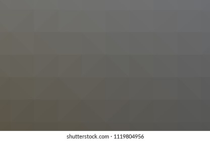 Light Gray vector shining triangular backdrop. Creative illustration in halftone style with triangles. Pattern for a brand book's backdrop.