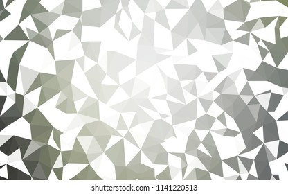 Light Gray vector shining triangular backdrop. Colorful illustration in abstract style with triangles. A new texture for your web site.