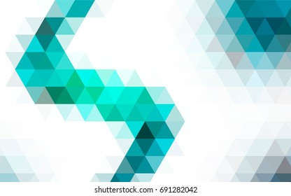Light Gray vector shining triangular background. Triangular geometric sample with gradient.  The textured pattern can be used for background.