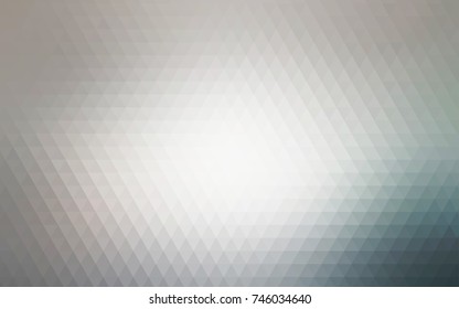 Light Gray vector shining triangular background. A completely new color illustration in a vague style. The template can be used as a background for cell phones.