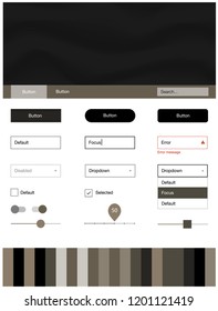 Light Gray vector style guide with bent lines. Creative illustration in halftone marble style with gradient. This sample is for your landing page.