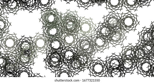 Light Gray vector template with abstract forms. Modern abstract illustration with gradient random forms. Simple illustration for your web site.