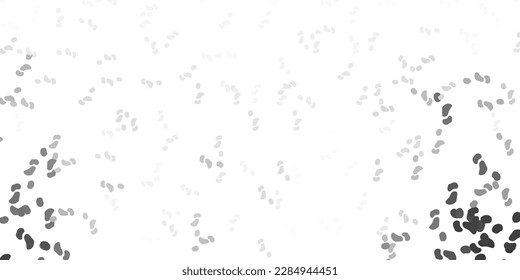 Light gray vector template with abstract forms. Simple design in abstract style with gradient forms. Simple illustration for your web site.