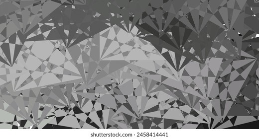 Hellgraue Vektorgrafik Vorlage mit abstrakten Formen. Illustration mit bunten Formen im abstrakten Stil. Hintergrund für Handys.