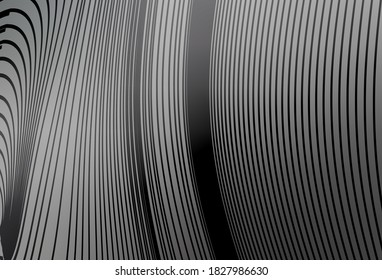 Light Gray vector template with bent lines. A sample with colorful lines, shapes. Brand new design for your ad.