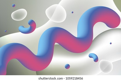 Light Gray vector template with bubble shapes. Shining illustration, which consist of blurred lines, circles. Textured wave pattern for backgrounds.
