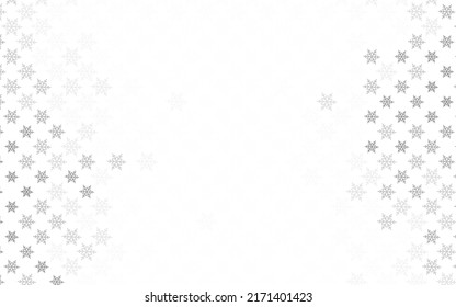 Light Gray vector template in carnival style. A Smart Illustration with gradient Christmas elements. Smart design for promotion of university.