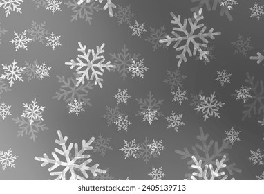 Light Gray vector template in carnival style. A colorful design in Christmas style with gradient. Pattern for booklets, leaflets of education.