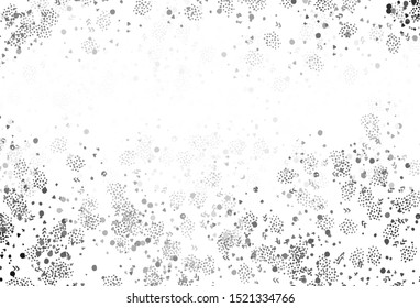 Light Gray vector template with chaotic shapes. Simple colorful illustration with abstract gradient shapes. Simple design for your web site.